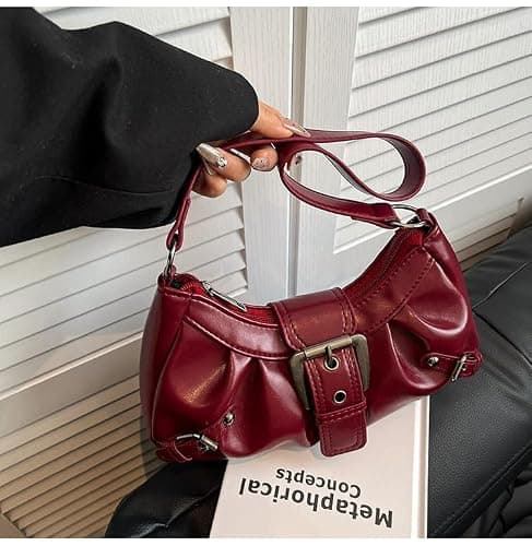 Amazon Mini Purse Maroon thumbnail 3