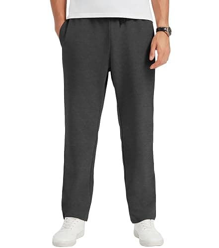 Idtswch 30/32/34/36/38/40 Long Inseam Mens Tall Sweatpants Open Bottom Joggers Athletic Yoga Pants with Pockets - Image 1