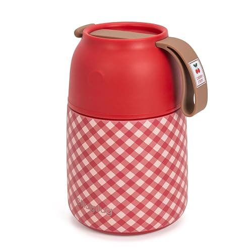 ChugJug Thermo for Hot Food for Adults Kids | Wide Mouth, 26 oz Insulated Food Jar with Spoon, Leakproof Soup Thermo for School Office Travel, Thermal Steel Lunch Container Easy to Carry (Red) thumbnail 8