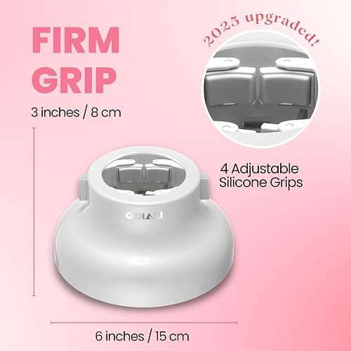 GIHALI Universal Hair Diffuser “Super Sturdy” 1.7 Inch to 2.6 Inch for Natural Curly and Wavy Hair, Hair Dryer Attachment (Rose Gold) thumbnail 2