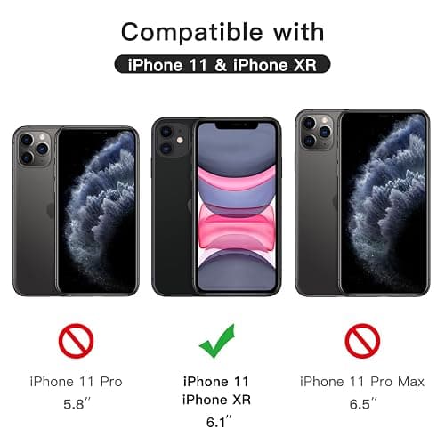 JETech Matte Screen Protector for iPhone 11/iPhone XR 6.1-Inch, Anti-Glare 9H Tempered Glass Film, Anti-Fingerprint Smooth Touch, 2-Pack thumbnail 3
