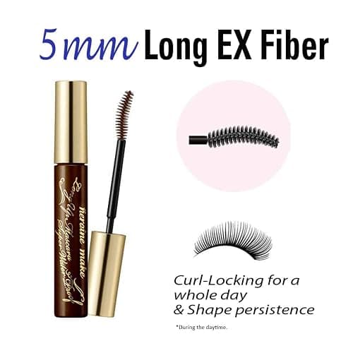 HEROINE MAKE by KISSME Brown Mascara Waterproof, Waterproof Mascara Volume and Length by Tubing Fiber for Long & Curl Eye Makeup for Women, Natural Lash Look for Sensitive Skin from Japan 1 EA thumbnail 3