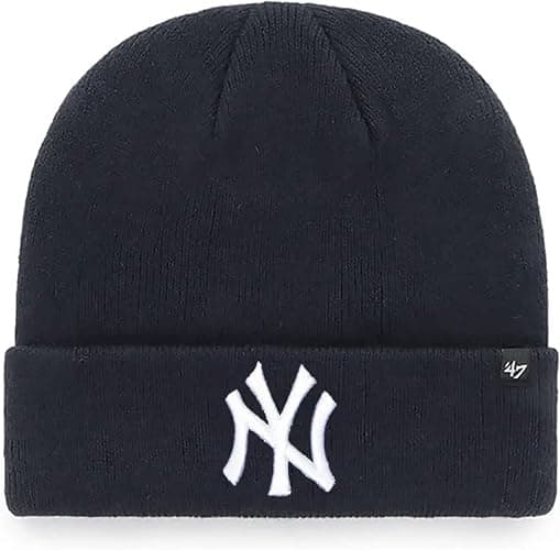 '47 MLB Unisex-Adult Primary Logo Cuffed Knit Primary Logo Team Color Beanie Hat Cold Weather Hat, One Size thumbnail 2