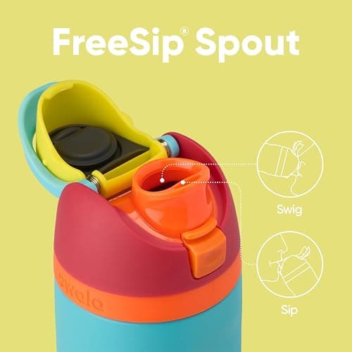Owala FreeSip Insulated Stainless Steel Water Bottle with Straw for Sports and Travel, Leak Proof, BPA-Free, 710ml, Summer Sweetness thumbnail 2