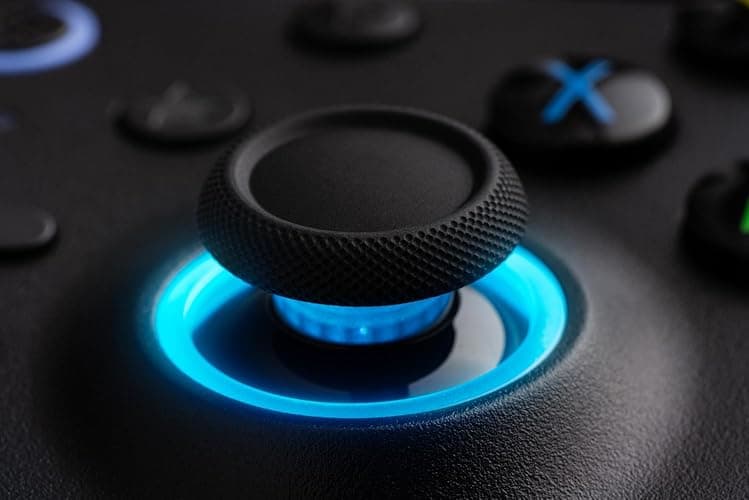 8BitDo Ultimate 2 Wireless Controller for Windows PC, Apple, Steam & Android, Gaming Controller with TMR Joysticks, Hall/Tactile Triggers, Motion Control, RGB Fire Ring, 1000Hz Polling Rate, Black thumbnail 9