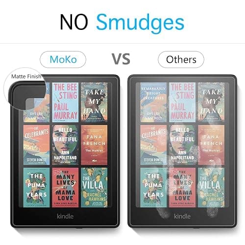 MoKo 3 Pack Screen Protector for 7" Kindle Paperwhite 12th Generation 2024 and Kindle Colorsoft Signature Edition, Anti-Glare Premium PET Protective Film Full-Coverage Matte Screen Protector - 3 Pack thumbnail 5