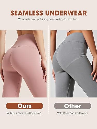 Yifumen Seamless Cotton Underwear for Women No Show Bikini Panties Full Coverage Sexy Soft Comfort Hipsters 6 Pack thumbnail 5