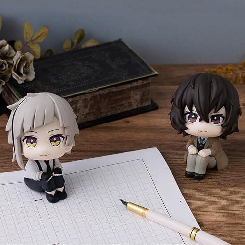 YLQANONG BSD Figures Dazai Osamu Anime Look Up Figure Statues Nakajima Atsushi Anime Figurine 10CM/3.94IN thumbnail 5