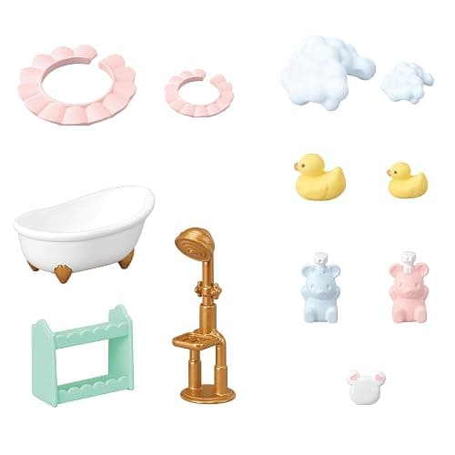 Calico Critters Bath Time Bubble Siblings thumbnail 8