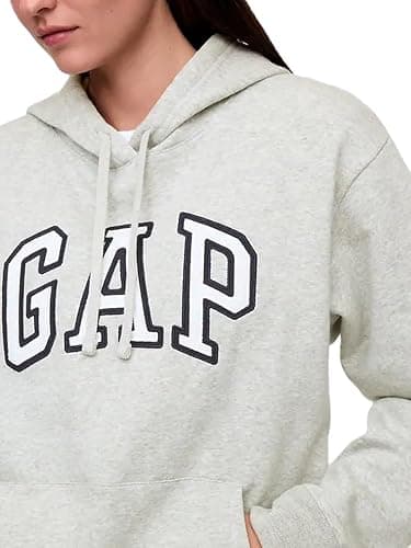 GAP Women's Logo Hoodie Hooded Pull-on Sweatshirt thumbnail 4