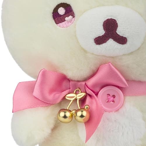 San-X Original Rilakkuma with a Shining Jewel Cherry Plush - 6" Korilakkuma thumbnail 7
