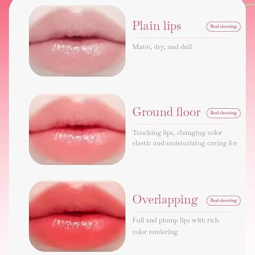 GICYMANTY Temperature-Sensitive Color Changing Lipstick Lip Color 3-in-1 Moisturizing Lip Gloss thumbnail 6