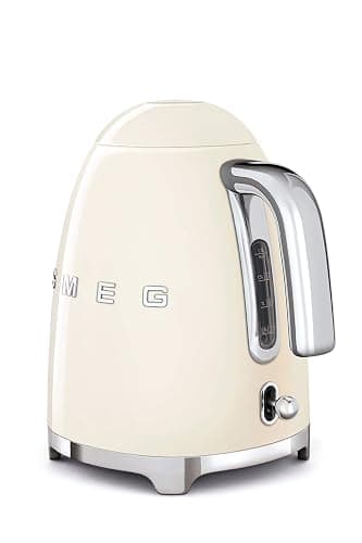 Smeg, Bollitore Elettrico KLF03CREU 1,7 L, Filtro Anticalcare Lavabile, Autospegnimento di Sicurezza, Indicatore Livello di Acqua, Base Antiscivolo e Avvolgicavo Integrato, Potenza 2400W, Panna thumbnail 3