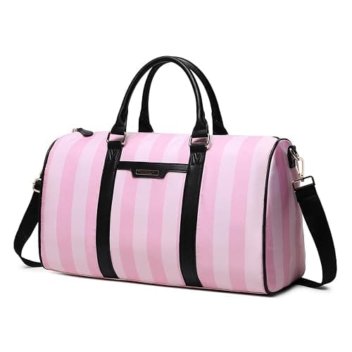 Ds UUby Victorias Secret Borse Tote da donna, Borse a Spalla in Tela, Grande Capacità Borse Tote con Cerniera, Tote Bag per Lavoro Scuola Viaggio thumbnail 3