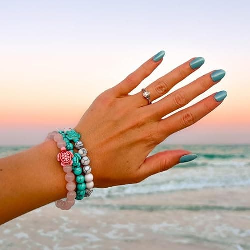 Fahlo Sea Turtle Tracking Bracelet – Track a Real Sea Turtle's Journey – Supports Wildlife Conservation – Elastic – on Interactive Mobile App Map – Unisex Ocean Conservation Gift thumbnail 4