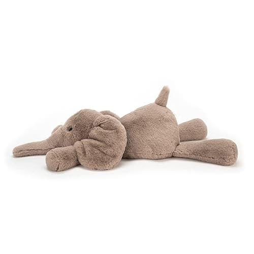 Jellycat Smudge Elephant Stuffed Animal, Medium 9.5 inches - Elephant Plush Toy - Classic Children's Gift thumbnail 3