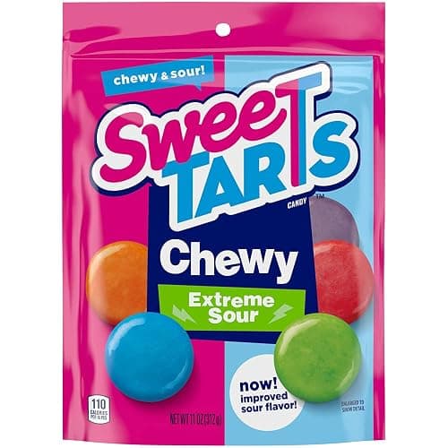 SweeTARTS Chewy Sours Candy Recloseable Bag, 11 Ounce - Image 1
