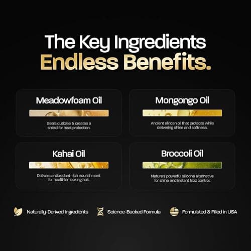 BASED Hair Elixir - Weightless Shine Serum with Heat Protection, Controls Frizz & Flyaways, Nourishes with Meadowfoam & Mongongo Oils, Non-Toxic Formula for All Hair Types (1 Fl Oz, Pack of 1) thumbnail 6