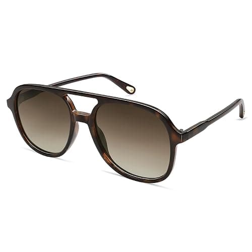 SOJOS Retro Polarized Aviator Sunglasses Womens Mens Classic 70s 80s Vintage Trendy Square Aviators SJ2174 - Image 1