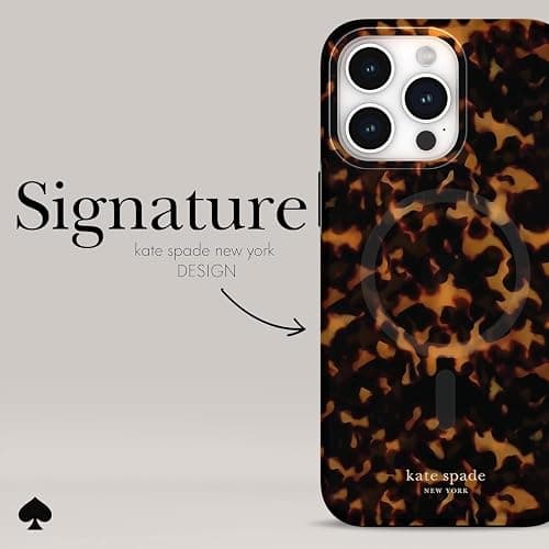 kate spade new york iPhone 15 Pro Max Case, Compatible with MagSafe - Tortoiseshell thumbnail 5