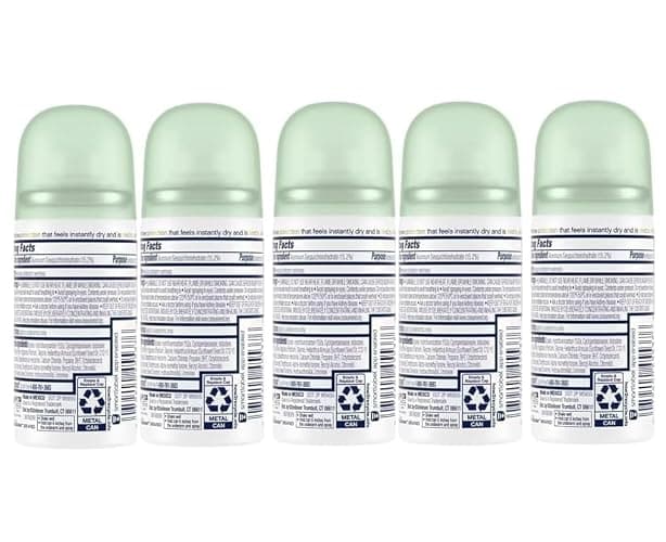 Dove Advanced Care Cool Essentials Antiperspirant Deodorant Dry Spray 1 oz Travel Size, Mini, 72 Hour Protection.(Pack of 18) thumbnail 4