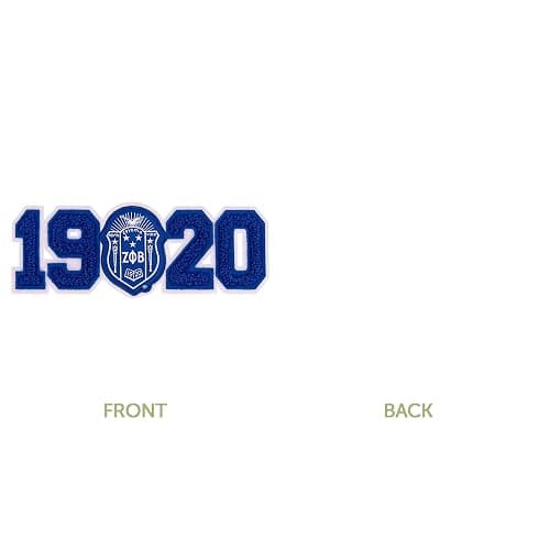Desert Cactus Zeta Phi Beta Divine 9 Patch Sorority Embroidered Appliqué Sew or Iron On Blazer Jacket Bag (Felt Letterman Patch) thumbnail 3