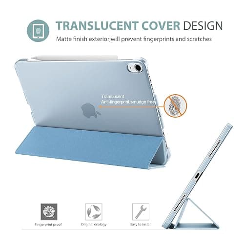 ProCase Hülle für iPad Air 11 Zoll (M3/M2 2025/2024)，iPad Air 6/5/4 Gen 10,9 Zoll (2022/2020),Schutzhülle Smart Case Cover -Himmelblau thumbnail 4