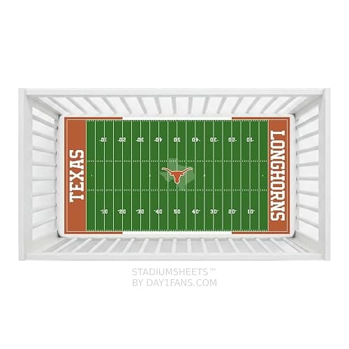 STADIUMSHEETS Day1Fans Officially-Licensed Fitted Crib Sheet (Texas Longhorns) thumbnail 4