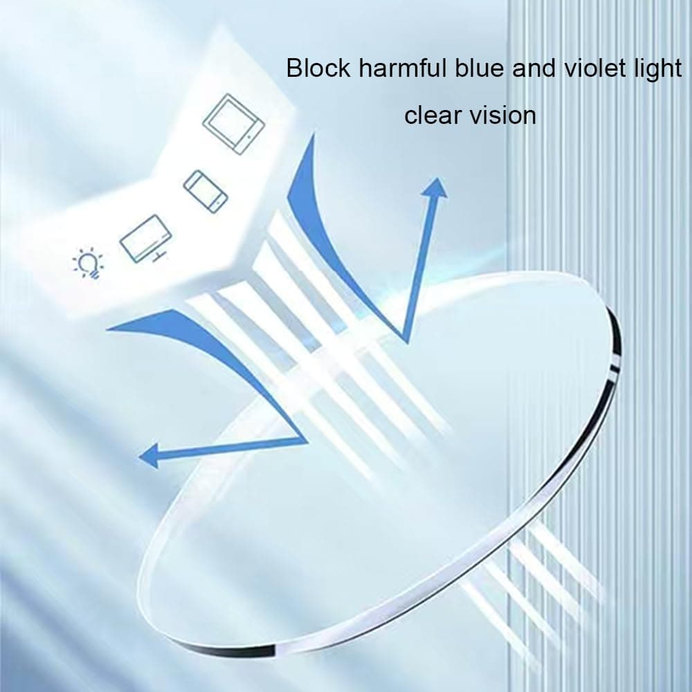 FRAINBOWZ Blue Light Blocking Glasses for Women & Men, Dyslexia Glasses Lightweight Reading Glasses Anti Glare Anti Eyestrain Anti-Fatigue Glasses Fashion Art Glasses Retro Glasses thumbnail 4