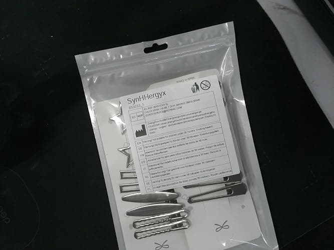 silver barrettes - amazon & temu thumbnail 9