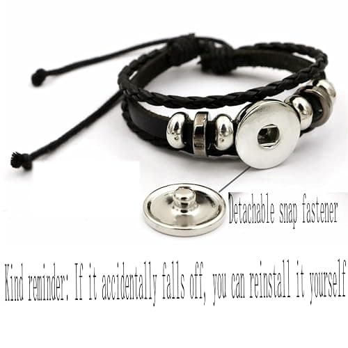 Zodiac Signs Spirit Bracelet Zodiac Bracelet for Women Men Adjustable 12 Constellation Bracelet Multilayer Zodiac Black Leather Bracelets Zodiac Sign Wrap Bracelet for Women Men Birthday Jewelry thumbnail 5