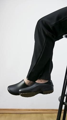 Sticky Nursing Shoes Women - Chefs - Kitchen - Nurses - Clogs for Work - Waterproof Non Slip thumbnail 9