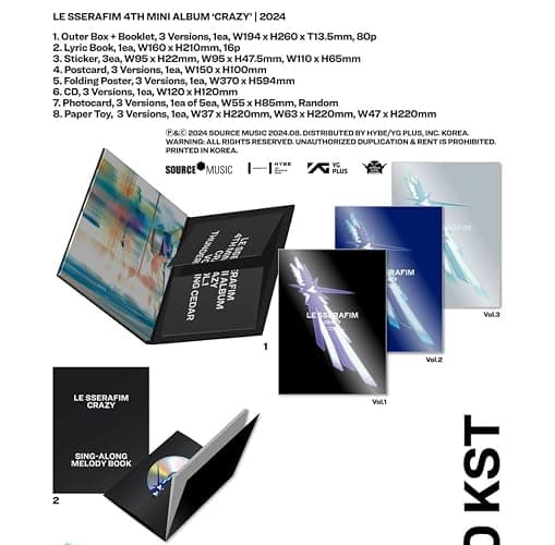 LE SSERAFIM CRAZY 4th Mini Album Standard Ver Vol.3 Ver thumbnail 2