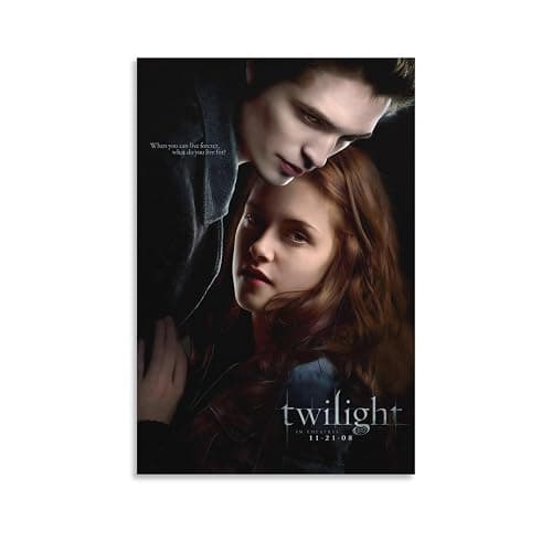 LNSDGBGIO Twilight Poster Love-themed Movie Wall Decoration Picturestyle12x18inch(30x45cm) - Image 1