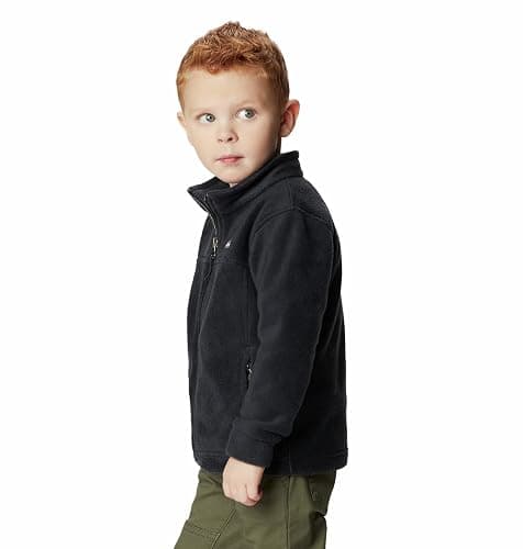 Columbia Boys' Steens Mt Ii Fleece - Bright Indigo, Collegiate Navy Medium thumbnail 3