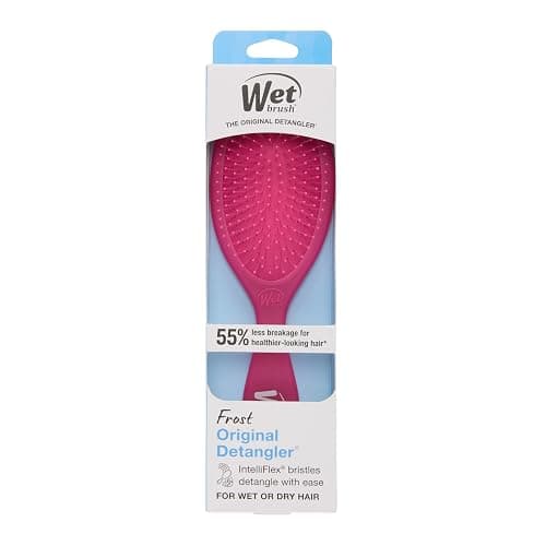 Wet Brush Original Detangler Hair Brush, Pink Frost - Ultra-Soft IntelliFlex Bristles - Detangling Brush Glides Through Tangles For All Hair Types (Wet Dry & Damaged Hair) - Women & Men thumbnail 12