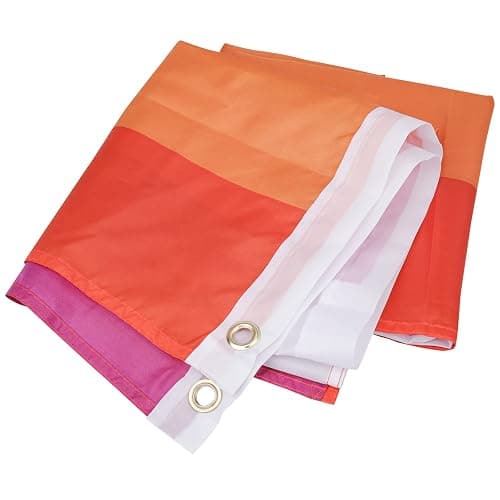 MOGADEE® Lesbian Flag, 90x150cm Pride Flag für Indoor und Outdoor LGBTQ Events, Paraden und Dekorationen thumbnail 6