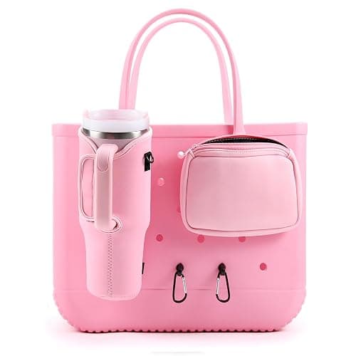 MEETI 4PCS Organizer Holder for Bogg Bag, Accessories for Bogg Bags, Phone & Cup Holder compatible with Bogg Bag Original - Image 1