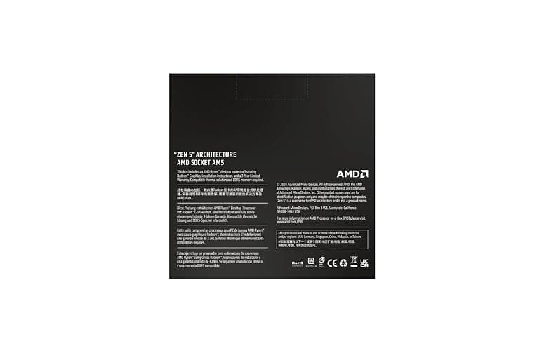 AMD Ryzen™ 5 9600X 6-Core, 12-Thread Unlocked Desktop Processor thumbnail 4