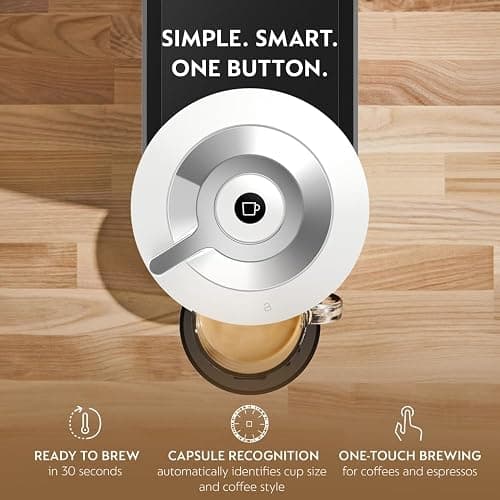 Nespresso Vertuo Next Coffee and Espresso Maker by De'Longhi with Aeroccino Milk Frother, White thumbnail 3