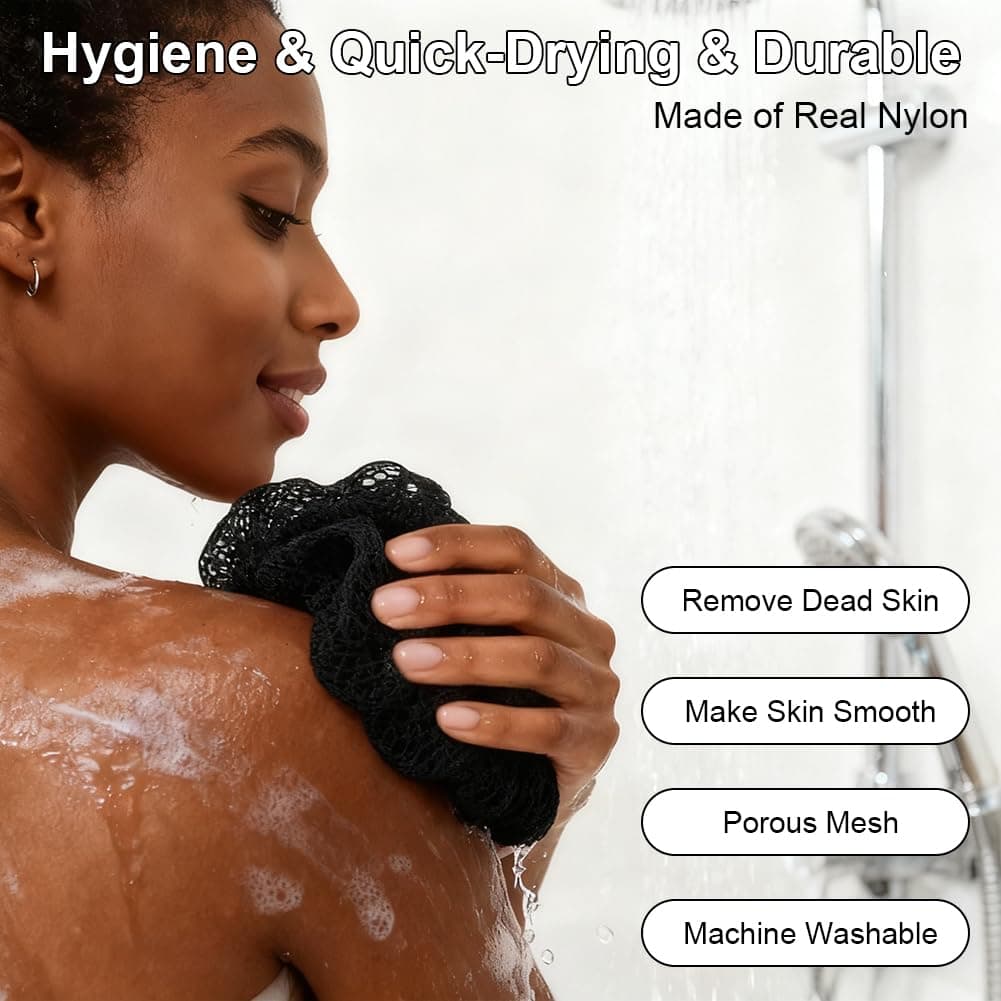 Exfoliating Net Sponges, Quick Dry African Net Sponge thumbnail 3