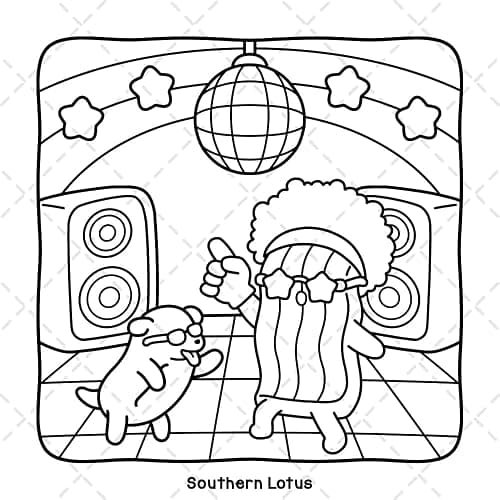 Breakfast Club: Coloring Book for Adults and Teens Featuring Cozy Food and Drinks in Funny Moments and Comfy Times for Relaxation (Cute & Easy Coloring) thumbnail 6