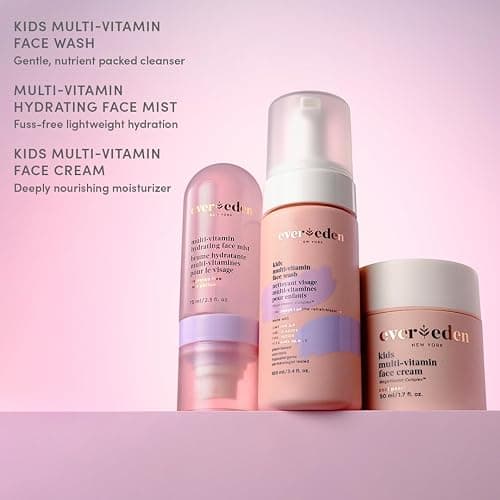 Evereden Kids Multi-Vitamin Hydrating Face Mist | Nourishing Face Spray, Preppy Skincare Essential for Ages 6+ | Clean Formula Safe for Sensitive Skin | Multi-Vitamin Complex, Peach & Mango Juice thumbnail 7