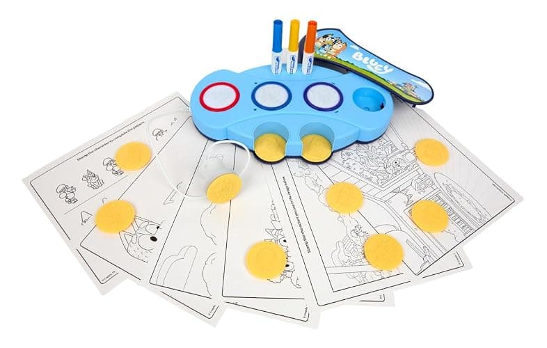 Crayola Magic Light Up Bluey Stamper Art Set, Toddler Mess Free Coloring & Stamping Kit, Holiday for Kids, Bluey Toys, Ages 3, 4, 5 thumbnail 7