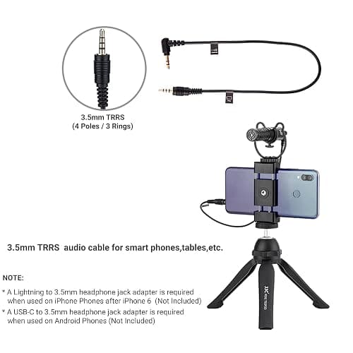 JJC Camera Shotgun Microphone Mic for Sony ZV-1 II ZV1 ZV-1F ZV1F A6700 A6400 A6300 Canon M50 R6II R RP R5 R7 R8 R10 R50 R100 Panasonic GH7 GH6 G95 Nikon Zf Z8 Z30 Z50 Z6 Z7 II Fuji X-T5 X-T4 X-S20 thumbnail 5