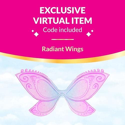 Royale High 3” Light Fairy Fashion Doll - 1 Figure with 9 Fashion Accessories - Virtual Item Code Included - Series 1 - Ages 5+ thumbnail 2