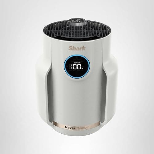 Shark Air Purifier for Home, NeverChange Compact Pro, for Bedroom, Nursery, Home Office, Dorm, HEPA-Exceeding Filter, Captures Pollutants, Pet Dander, Dust, Odor, Smoke, and More, HP072, Dove thumbnail 12