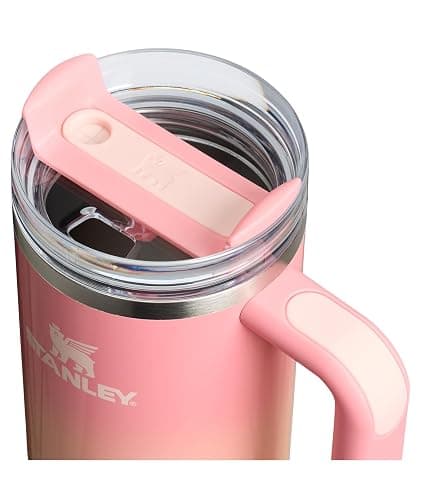 STANLEY Quencher H2.0 Tumbler with Handle and Straw 30 oz | Flowstate 3-Position Lid | Cup Holder Compatible for Travel | Insulated Stainless Steel Cup | BPA-Free | Pink Mesa Sunset thumbnail 3