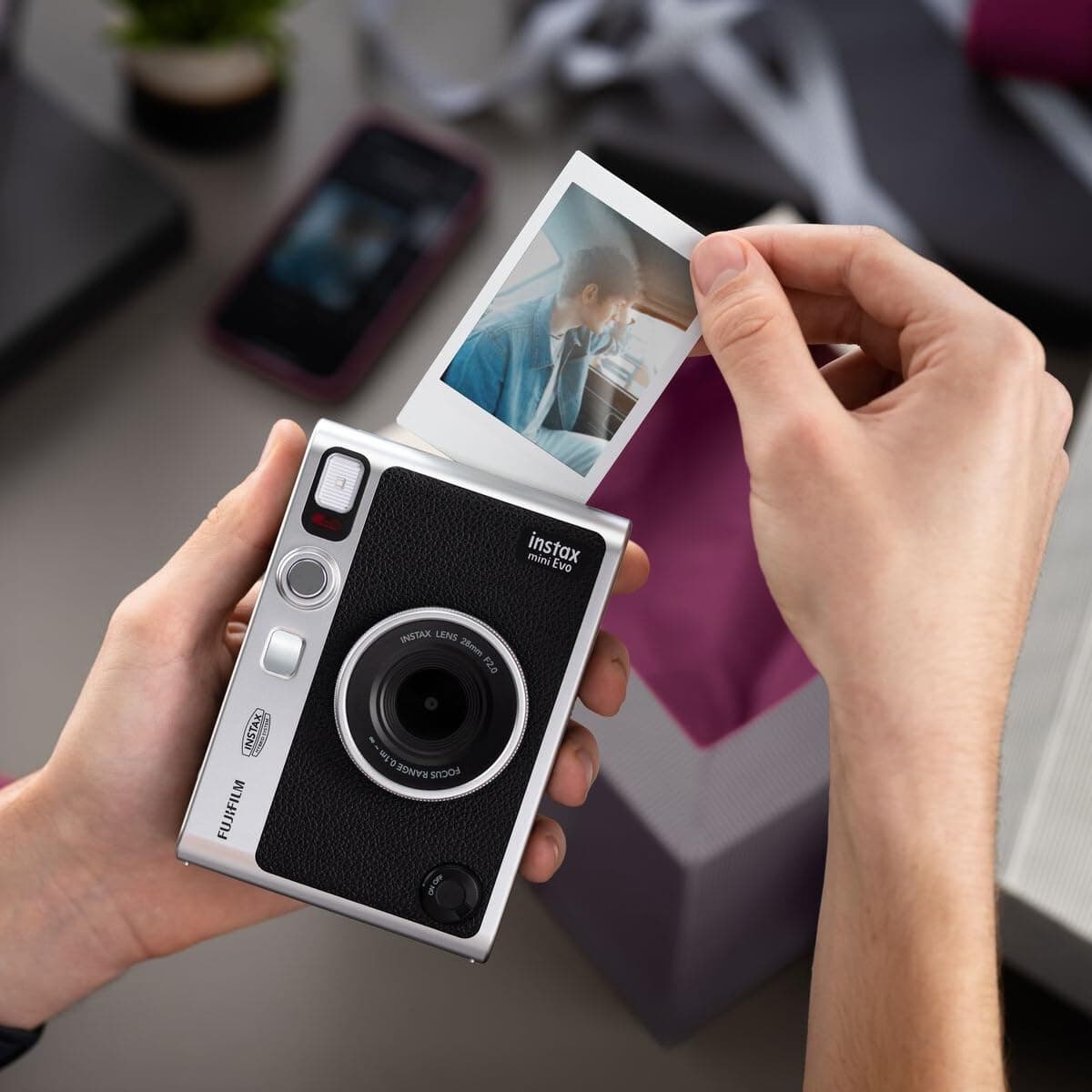 Instax Fujifilm Mini EVO Negro thumbnail 4