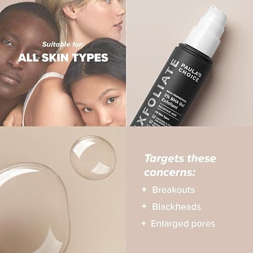 Paula's Choice SKIN PERFECTING 2% BHA Gel Exfoliant - Peeling Visage Élimine les Points Noirs, les Boutons & Pores Dilatés - avec Acide Salicylique - Peaux Mixtes à Grasses - 100 ml thumbnail 3